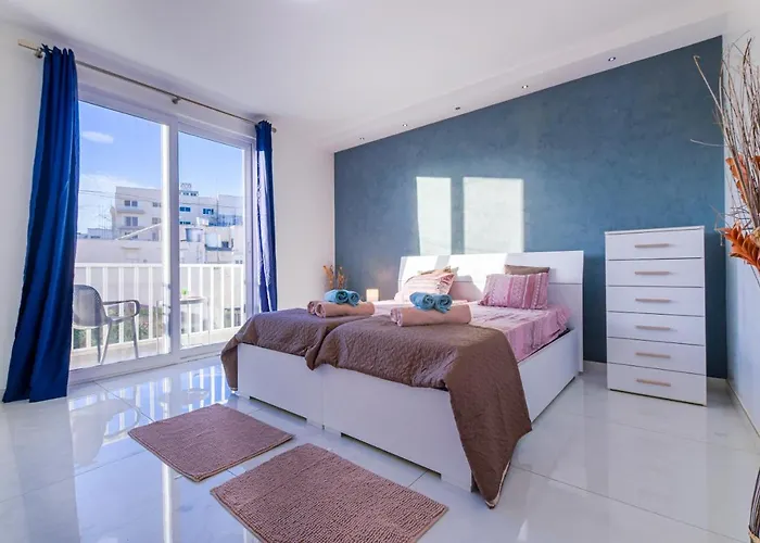 Apartment New Spacious 3 Bdr 2 Bth Balcony 7 St. Paul's Bay